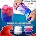 HSETIY DIY Slime kit Supplies-6 Cloud Slime,6 Clear Slime ,3 Jelly Cube,5 Unicorn,55 Glitter,4 Magic Clay with DIY Slime Tool and Slime Box