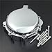 XKMT-Custom aluminium stator cover Compatible With 2001-2003 Suzuki GSXR 600 2000-2003 GSXR750 Chromed [B00YYS8AB0]