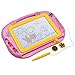 ikidsislands IKS88P [Travel Size] Color Magnetic Drawing Board for Kids, Doodle Board for Toddlers, Sketch Pad Toy for Little Girls (Pink)