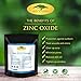 Zinc Oxide Sunscreen Ointment Powder - Non-Nano Uncoated Pharmaceutical Grade Lead Free - Make Ointments, Sunblock, Sunscreen Sticks, Acne Treatment Cream - Safe For Adults and Babies Sensitive Skin