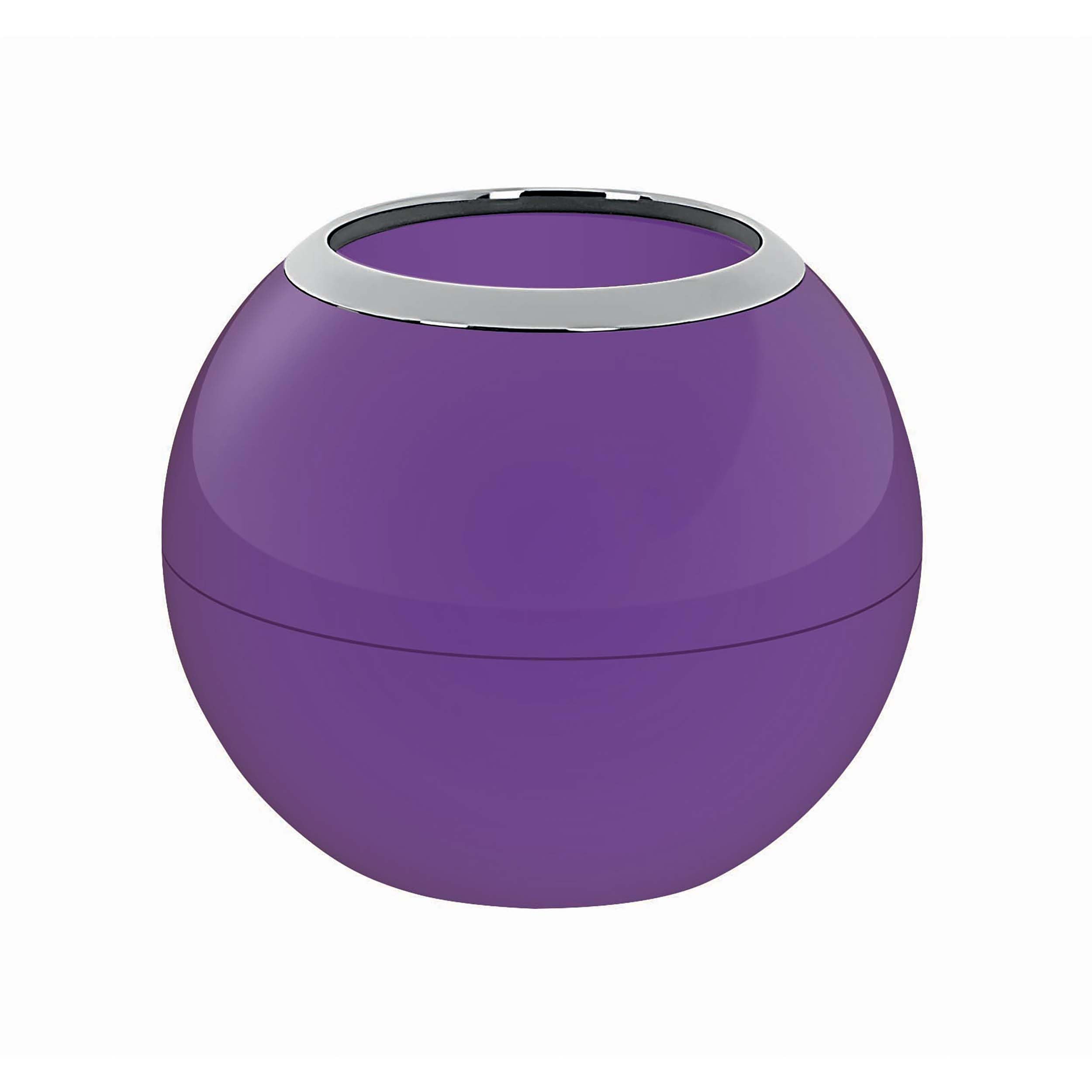 Spirella Bowl-Shiny Purple Tumbler, 8.5cmx10.5cm