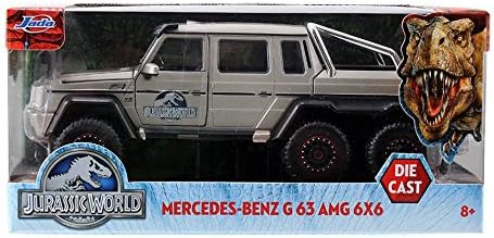 Mercedes Benz G 63 Amg 6x6 Jurassic World 15 Silver 1 24 Jada Toys Jada Amazon Co Uk Toys Games