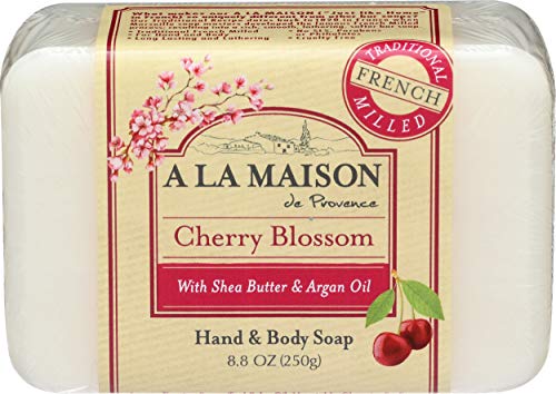 A La Maison, Bar Soap Hand Body Cherry Blossom, 8.8 Ounce - Thumbnail 3