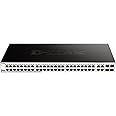 D-Link 52-Port Gigabit Smart Managed Switch | 48 GbE + 4 Combo SFP Ports | L2+ | Static Routing | VLANs | Cable Diagnostics | Web Managed | Rackmount | NDAA Compliant | Lifetime Warranty (DGS-1210-52)