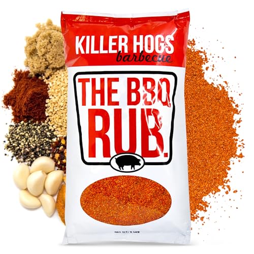 Killer Hogs The BBQ Rub, Championship Barbecue Grill and Smoking Seasoning, Spice Blend for Beef, Steak, Ribs, Burgers, Pork, and Chicken, 5 lb Bag