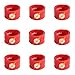 Ecparty Superhero Slap Bracelet for Kids Boys & Girls Birthday Party Supplies Favors (9 Pack) (Flash-Man)