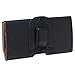 iPhone 6 Leather Case, Leather ID Wallet Belt Clip Case Holster for Apple iPhone 6 4.7'' NEW (Black)