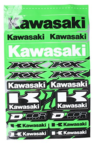 D'cor Visuals 40-20-101 Monster Kawasaki Decal Sheet, 1 Pack