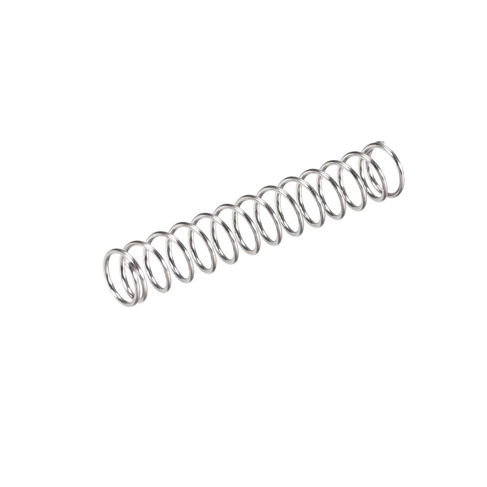 TOP-VIGOR 30Pcs Compression Spring, 5mm OD,0.5mm Wire Size,30mm Free Length Dual Extended Durable Dual Hook Tension Spring for Furniture Screen Doors Repair Projects