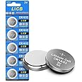 LiCB 5 Pack CR1632 Battery, Long-Lasting & High Capacity CR 1632 Lithium Batteries for Car Remote & Key Fob,3V Coin & Button Cell