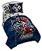 Marvel Avengers Assemble Full Comforter - Super Soft Kids Reversible Bedding features Iron Man, Hulk, Captain America, and Thor - Fade Resistant Polyester Microfiber Fill (Official Marvel Product)