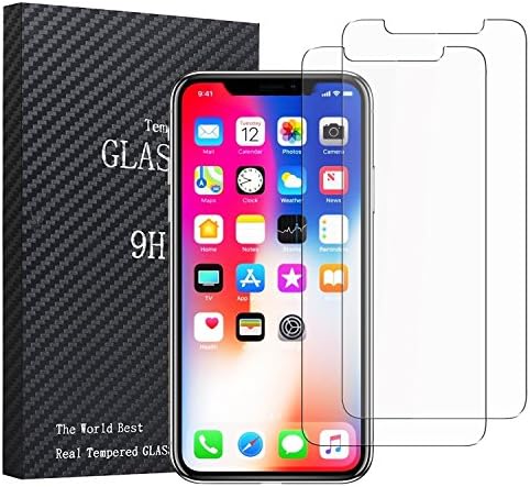 iPhone X Screen Protector, Mookee (Privacy Black) iPhone X Tempered Glass Screen Protector Privacy Screen Protectors Glass Anti-Spy/Scratch/Fingerprint (Work with most case) Easy Install