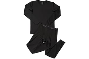 LAPASA Men's Thermal Underwear Set Soft Fleece Lined Long Johns Light/Mid/Heavy Weight Base Layer Top & Bottom M11/M24/M57