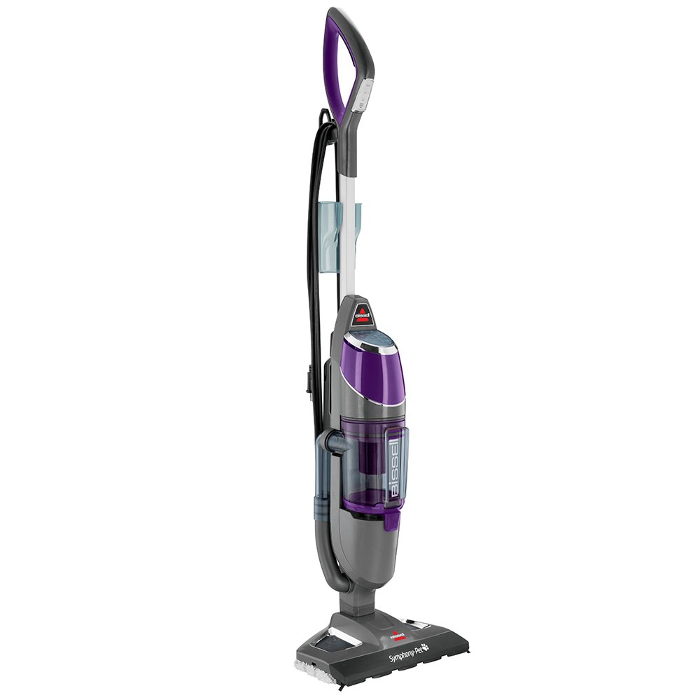 BISSELL Symphony Pet All-in-One Vacuum and Steam Mop – Best Steam Mop for 2-in-1 Action