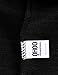 Ohoo Mens Long Sleeve Draped Lightweight Open Front Shawl Collar Longline Cardigan / DCC026-BLACK-L