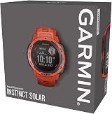 Garmin Instinct Solar Rugged GPS Smartwatch Flame Red Sports Health Monitoring view 7