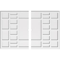 Ekena Millwork CMP38X25BX2-01000 Beaux
