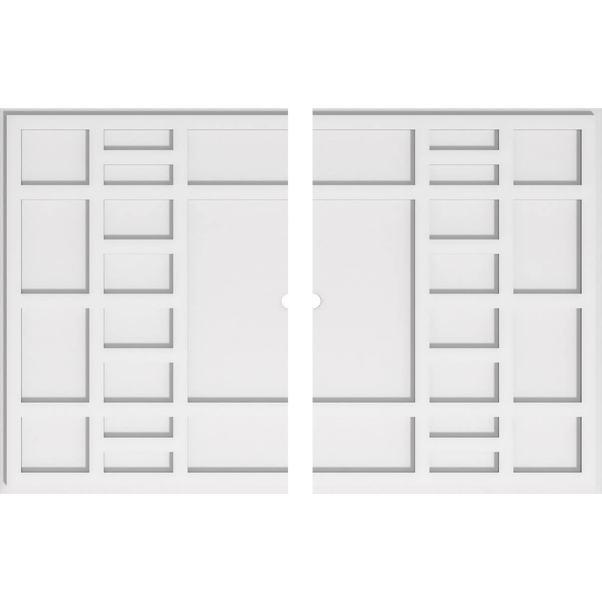 Ekena Millwork CMP38X25BX2-01000 Beaux