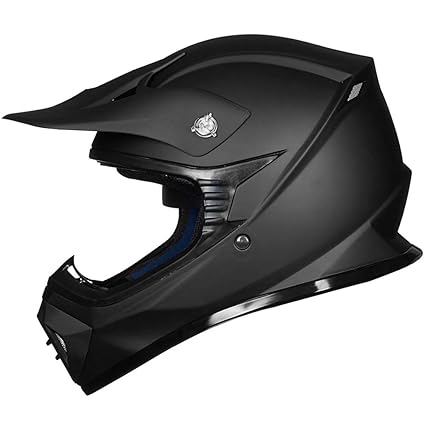 Ilm Youth Kids Atv Motocross Dirt Bike Motorcycle Bmx Mx Downhill Off Road Mtb Mountain Bike Helmet Dot Approved Matte Black Youth S -