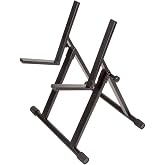 Fender Amplifier Stand, Large | Raises and tilts combo amp for better stage monitoring, adjustable height, stable floor stand, fits large amplifiers