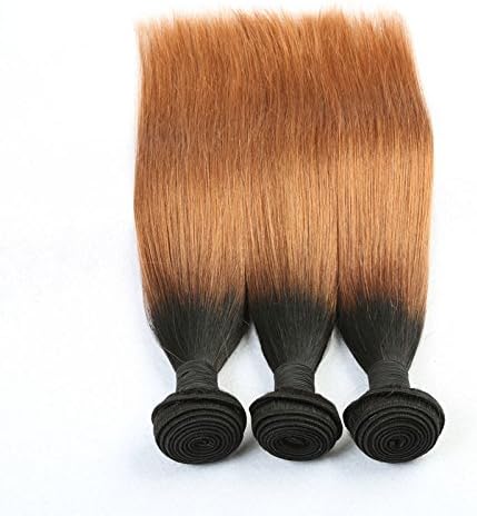 Virgin Hair Factory Brazilian Virgin Human Hair Extension Silky Straight, Mixed Length 10 12 14 Inches 3 Bundles 300g Per Lot