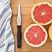 Better Houseware Grapefruit Knife curved serrated Stainless Steel Knife w/Nylon Handle, Serrated Edge grapefruit peeler knife, kiwi knife, lemon zester, Dishwasher Safe | Kitchen Utensils