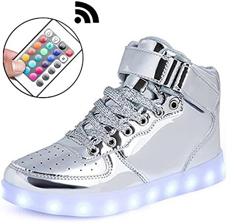 Mingyuming Kids Boy Girl's 11 Color USB Charging LED Shoes Flashing Sneakers(Toddler/little/Big kid) cwmgSL36