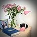 HEART LIGHT DELUXE LED BOOK LIGHT FOR HANDS FREE READING has 3 Lighting Modes, is Flexible, Rechargeable, and Adorable! Keeps the Story Going All Night Long! Includes USB Cord + Bonus Gift Bag (Pink)