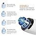 Blackhead Remover, Imbeang Blackhead Vacuum Suction Remover Electric Facial Pore Cleanser with Microcrystalline Head Electric Skin Cleaner Blackhead Extraction Tool,1 Set of 4 Tips