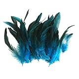 Wholesale 50 Beautiful Feathers 12-18cm / 4-7inch Deep Blue