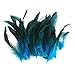 Wholesale 50 beautiful feathers 12-18cm / 4-7inch Deep Blue