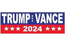 Trump Vance 2024 Bumper Sticker Decal Vinyl Sticker Auto Car Truck Bumper Stickers B34