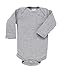 RABBIT SKINS Baby Soft Cotton Long Sleeve Bodysuit (4411) Heather, NB