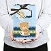 Big Dot of Happiness Boy Baby Teddy Bear - Shower or Birthday Party Favor Boxes Set 12