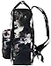 HotStyle BESTIE Floral Backpack, Stylish Bag for College Travel Work Everyday, Black