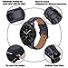 Bands for Samsung Galaxy Watch 42mm Bands/Galaxy Watch Active (40mm) Band,TOROTOP 20MM Genuine Leather Strap Replacement Band Strap for Galaxy Watch 42mm Bands(Black)