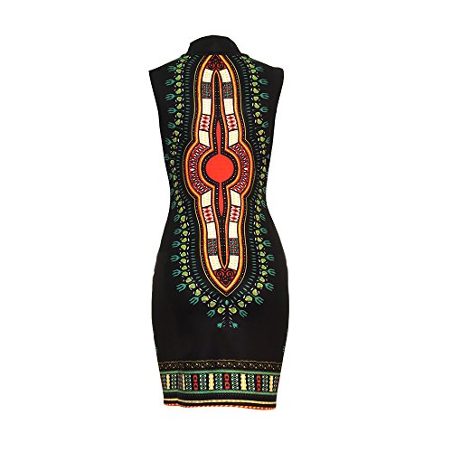1 Womens+Dashiki+African+Dresses+Sleeveless