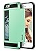 iPhone 6 Plus Case, Vofolen Impact Resistant iPhone 6S Plus Wallet Case Anti-scratch Protective Shell Shockproof Rubber Bumper Cover Card Slot Holder for iPhone 6 Plus 6S Plus 5.5 inch (Mint)