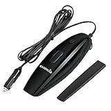Easehold Car Vacuum Cleaner 12V 75W Portable Handheld Auto Care Car Vac Dustbuster (Black)
