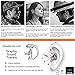 Zeadio Earplug Earmould Earbud for Two-Way Radio Coil Tube Audio Kits, ES-02S (Clear, Small, Pair of 1)