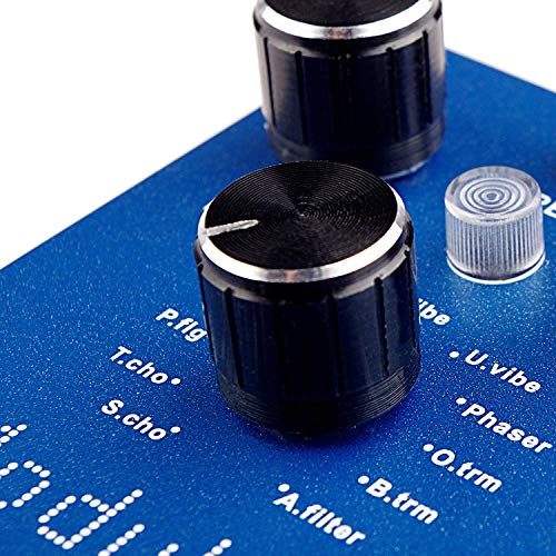 Mugig Electric Effects Pedal, Bass Guitar Effects Pedal, Multi-effects Pedal (Dark Blue)