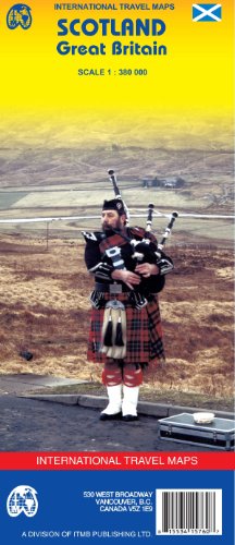 Scotland (Britain) 1:380,000 Travel Map (International Travel Maps) by ITM Canada