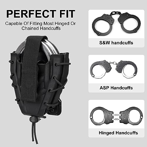 Handcuff Holster Open Top Handcuff Case Fit Hinged Handcuff Chain