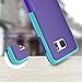 Jeylly Galaxy S7 Edge Case, One-Piece Ultra Slim 3 Color Impact Anti-Slip Rugged Soft TPU Bumper Shockproof Protective Case Cover Shell for Samsung Galaxy S7 Edge S VII Edge G935 - Purple