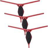 Botmois Mens Eyelet G-String Extreme Micro Thong Drop-shaped Underwear Diamond Back Tangas Breathable Jockstap