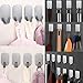 Adhesive Hooks, Heavy Duty Wall Hooks Stainless Steel Ultra Strong Waterproof Hanger for Robe, Coat, Towel, Keys, Bags, Home, Kitchen, Bathroom (Set of 16) (16Pack)