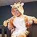 Emolly Kids Giraffe Onesie Animal Pajama Costume - Soft and Comfortable With Pockets! Fun As a Costume or Pajamas - 5% Of Sales Donated To San Diego Zoo Global Wildlife conservancy