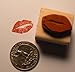 Miniature kiss rubber stamp WM P24