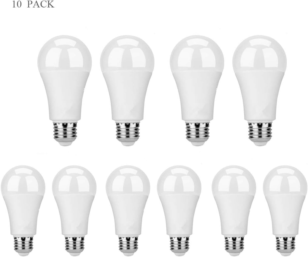 Radar Induction Bulb Light Microwave Induction LED Lamps for Indoor Outdoor,10 Pack,AC85-265V