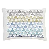 DwellStudio Cross Stitch Pillow (Triangles)